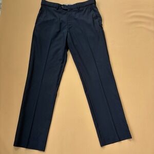 Lands End Classic Clothing Mens Traditional Fit Navy Dress Pants Size 36 x‎ 33